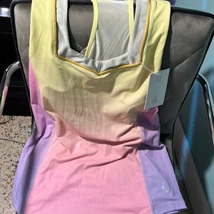 NWT Crowned Athletics Star Lake Queen Star Wars Padme flow tank top XS